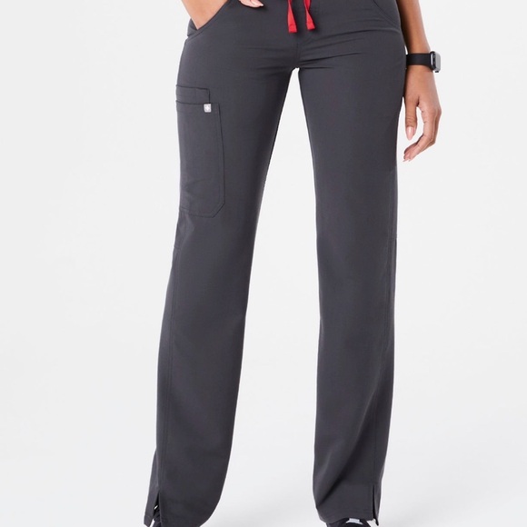 Figs Pants - Figs Charcoal Gray Kade Cargo